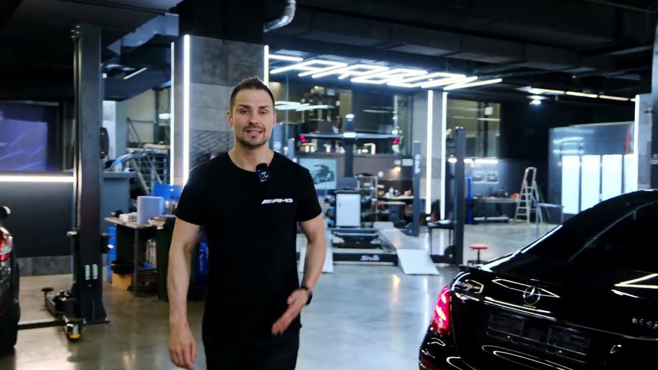 Установка DOWNPIPES VISSON PERFORMANCE на E63s AMG