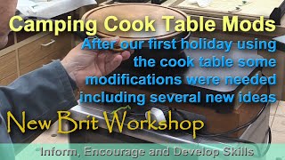 Camping Cook Table Mods and More by New Brit Workshop 3,288 views 10 months ago 9 minutes, 1 second