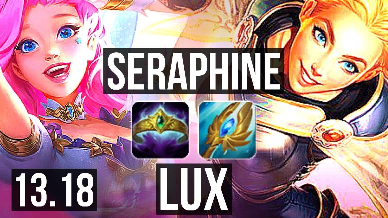 SERAPHINE vs LUX (MID) | Rank 7 Seraphine, 5/2/7 | NA Challenger | 13.18