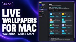 Live Wallpapers for Mac: Getting Started with Wallerina | 4K60