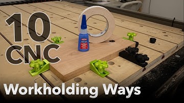 CNC Hold Down Methods: Workholding and How to Clamp Material to Your Spoilboard