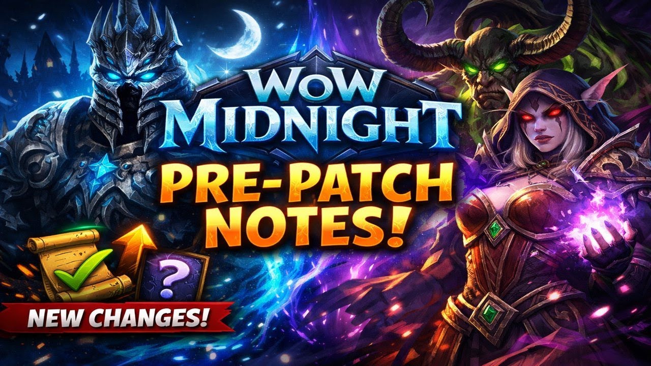 WoW Midnight Pre-Patch Notes Breakdown | All Changes Explained
