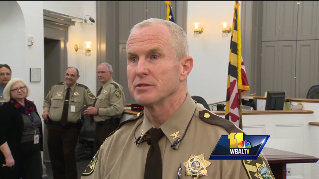 Video Howard County swears in new sheriff YouTube