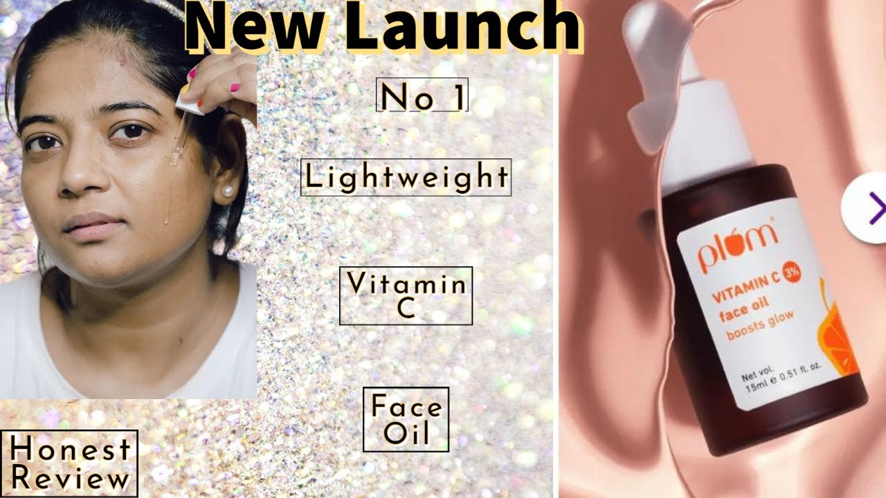 Plum Vitamin C Face Oil For a Dewy Hydrated Glow Super Lightweight