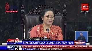 Pidato Lengkap Ketua DPR Puan Maharani Buka Rapat Paripurna