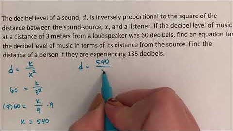 Direct and Inverse Variation - Application