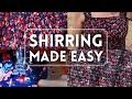 My Top 5 Tips for Shirring - Basics of How to Shirr - Loading Shirring Elastic in Different Machines