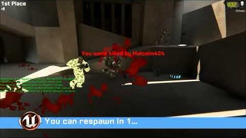 [PREALPHA PROTOTYPE][Silent footage] Unreal Tournament 2014 -- Fast Impact Hammer Gameplay