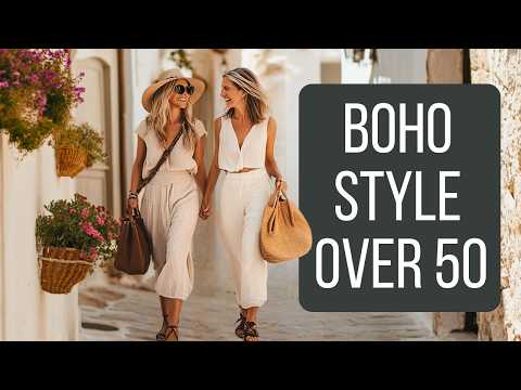 How to Look Chic with BOHO Style 50+