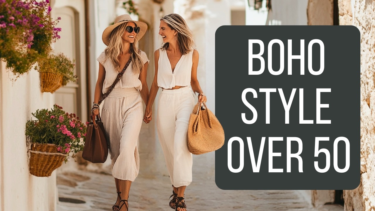 How to Look Chic with BOHO Style 50+
