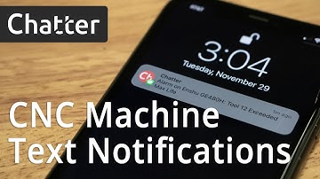 Setting up CNC Machine Text Notifications with Chatter