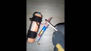 3.7V Battery vs Pencil vs Match (FAIL? ❌) #shorts