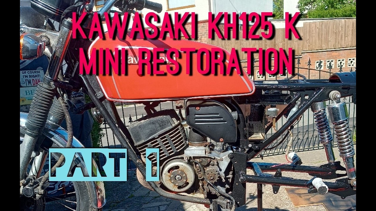 Kawasaki KH125 mini restoration - YouTube