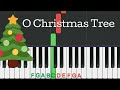 O Christmas Tree: easy piano tutorial with free sheet music