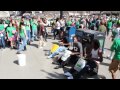 Chicago st patricks day bucket drummers green river