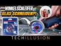 🔥GLAS MIT EINEM WINKELSCHLEIFER Bearbeiten? Geht das?!🧐 - Anleitung Glas / Spiegel schneiden!