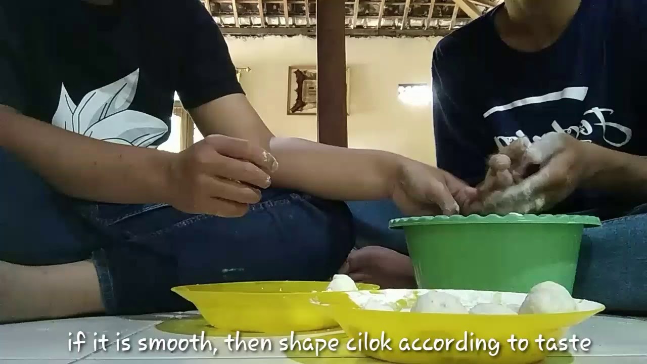 Tutorial to make **Cilok** 