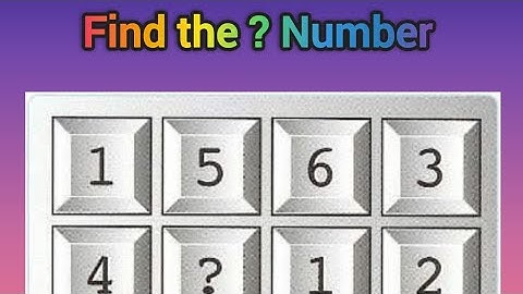 Can You Crack the Code? Find the Missing Number Puzzle #Problem #CriticalThinking #GamifyYourMind