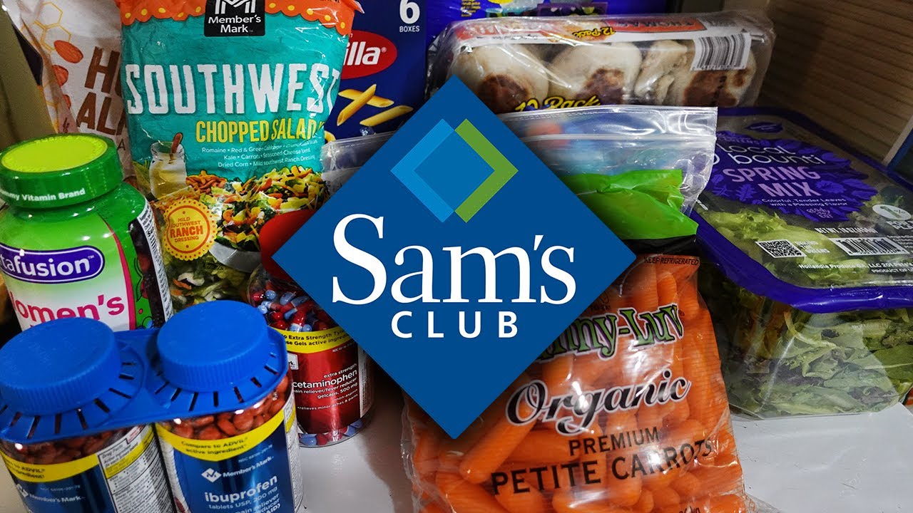 $261 SAM'S CLUB GROCERY HAUL WITH PRICES AND SCAN AND GO DISCOUNTS