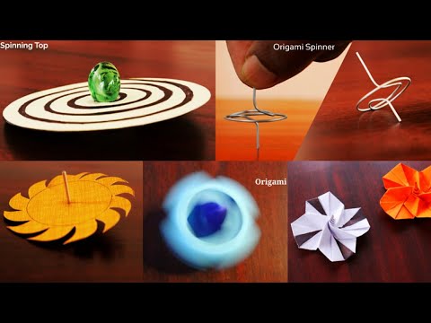 How do you make a spinning toy?