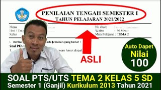 Soal PTS Tema 2 Kelas 5 SD Semester 1 [Jawaban & Penjelasan]