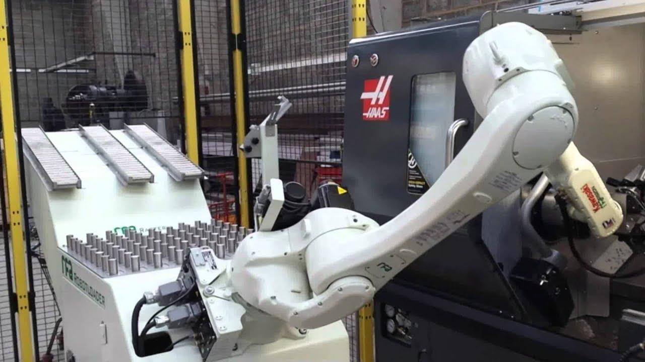 Kawasaki Robotloader at Haas ST20