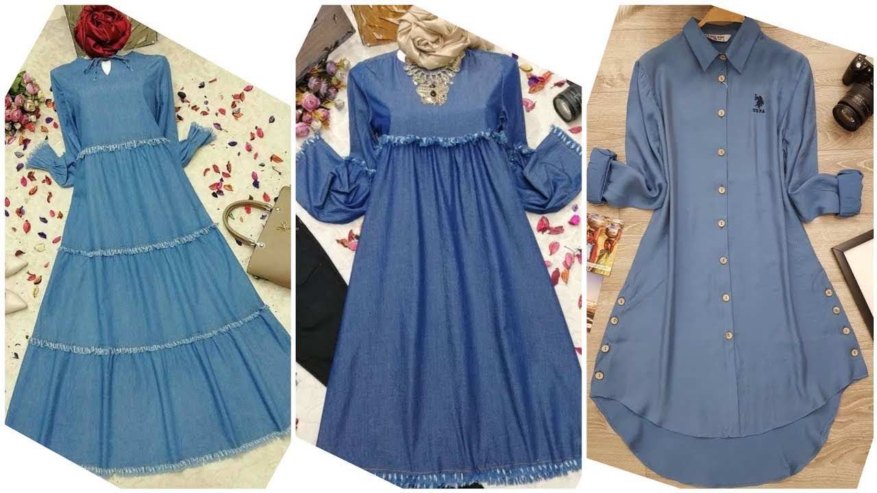 Stylish denim dress designs | Beautiful collection of denim dresses