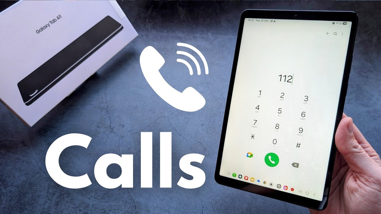 Can you Call from Samsung Galaxy Tab A11 Tablet? - YouTube