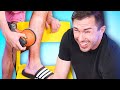 Men Try Hair Removal With SAND PAPER?? (..it actually works)