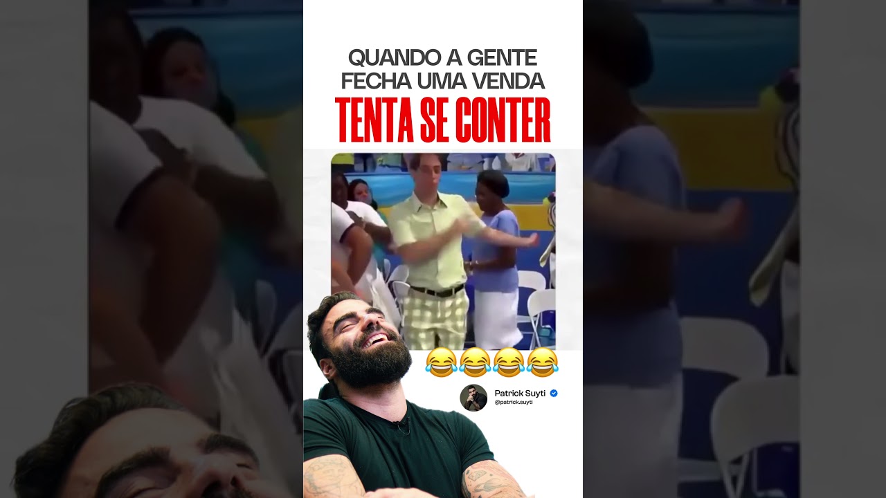 Quando o vendedor fecha… mas tenta disfarçar a felicidade 😂