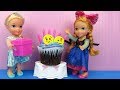 Little Anna's BIRTHDAY party ! Elsa and Anna toddlers party with guests - Pinata - Cake - Gifts