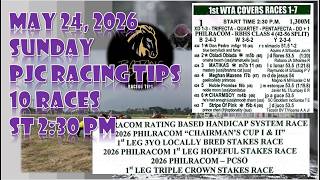 PJCI LIVE RACING KARERA TIPS OF BATANG PISTA PHIL JOCKEY CLUB RACE MAY 24, 2026 SUNDAY @2:30PM