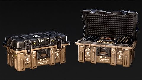 Ammo Box Game Asset | Game-Ready Prop | Unreal Engine 5