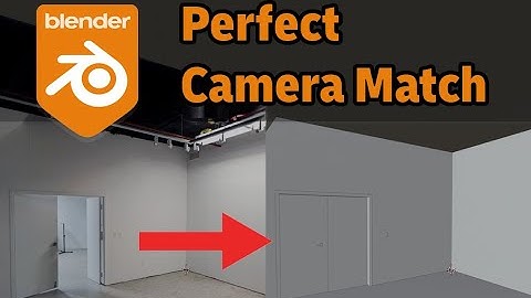 Perfect Camera Match | Scale fSpy Camera to 3D Model in Blender