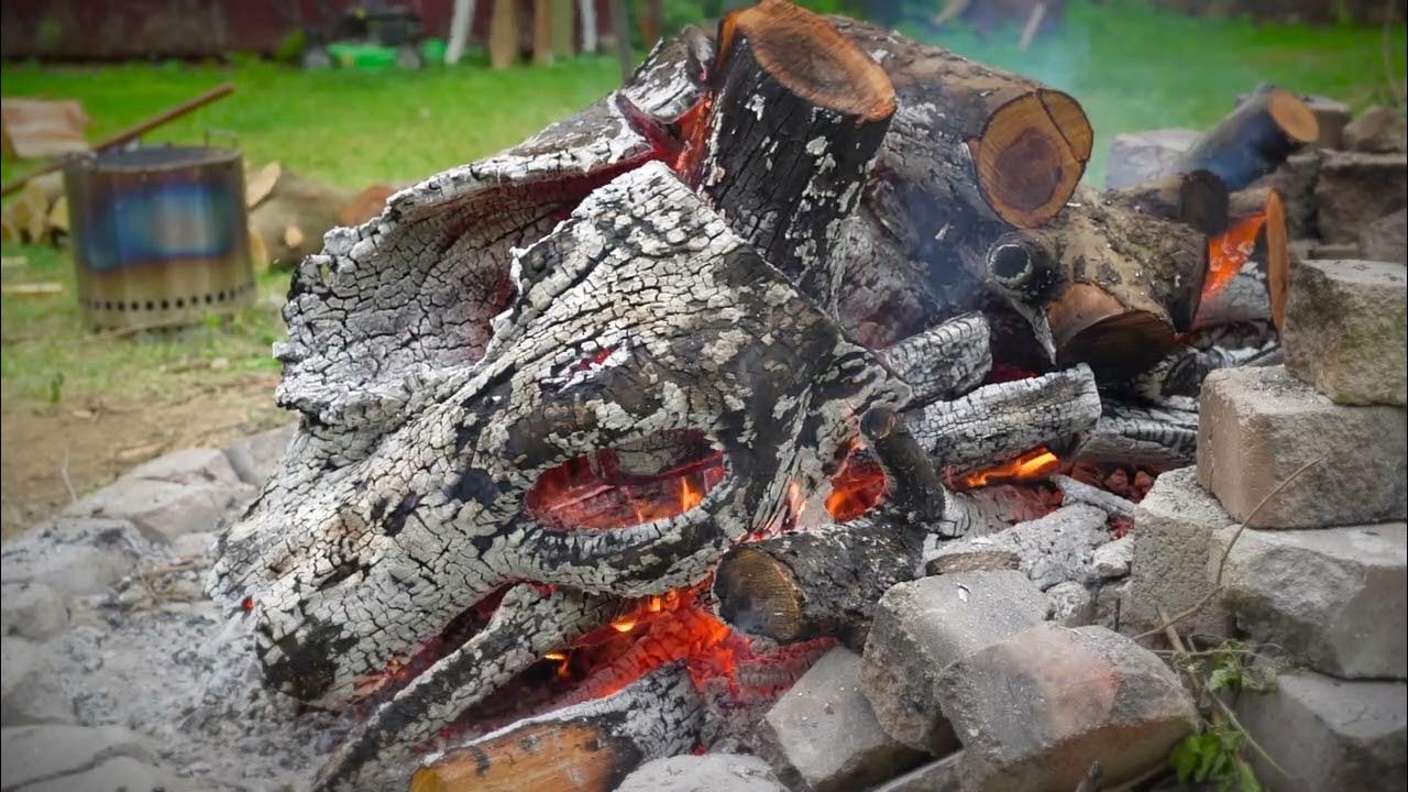LOG FIRE BURNING FOR 2 HOURS YouTube