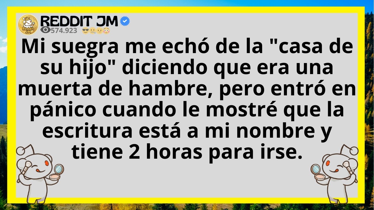 Mi suegra me echó de la 