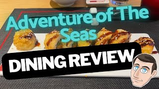 Dining Review of Adventure of The Seas  All the Food, complimentary and speciality  #cruising