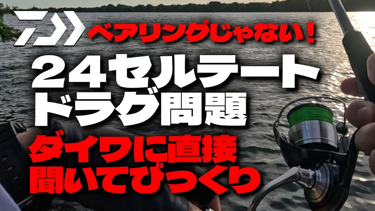 24セルテートのドラグ問題！ダイワの答えは？＃スピニングリール＃ベアリング＃バス釣り
