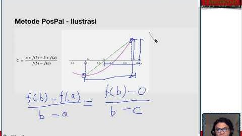 [Metode NUmerik #3] Posisi palsu | Regula Falsi | Python