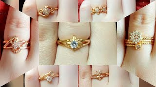 Beautiful Gold / Diamond Designer Ring 💍 Collection