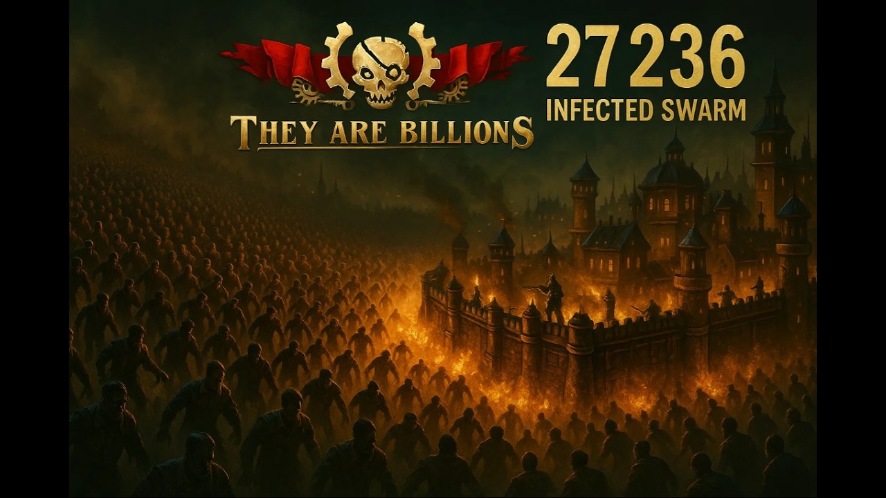 They Are Billions Gameplay Part 45 - CAMPAIGN - 27236 INFECTED SWARM | No Commentary