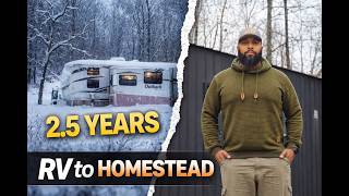 We Lived in an RV for 2.5 Years with 4 Kids (Our Homestead Story)
