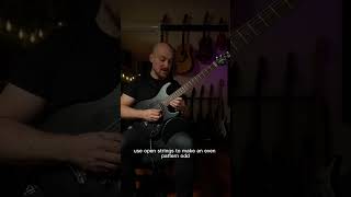 How to use open strings in solos #leadguitar #guitarsolo #guitarlicks #shredguitar #guitartricks