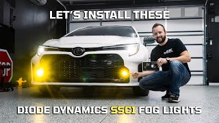 Installing The Diode Dynamics SSC1 Fog Lights On My GR Corolla