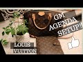 LOUIS VUITTON GM LARGE AGENDA | PLANNER SETUP | REVIEW | FLIP THROUGH
