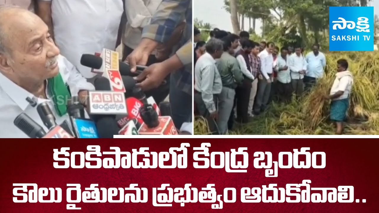 Central Team Inspects Flood Affected Areas | Kankipadu | Krishna District | 