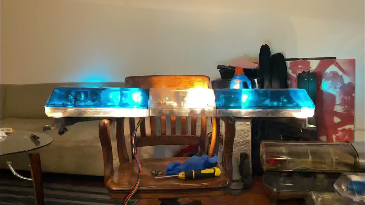 Code 3 Excalibur Lightbar All Rotators - YouTube