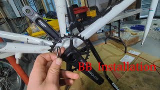 Praxis Alba / M30 Bottom Bracket Installation on a 68mm Mountain Bike Frame by Spinning True 155 views 1 month ago 3 minutes, 21 seconds