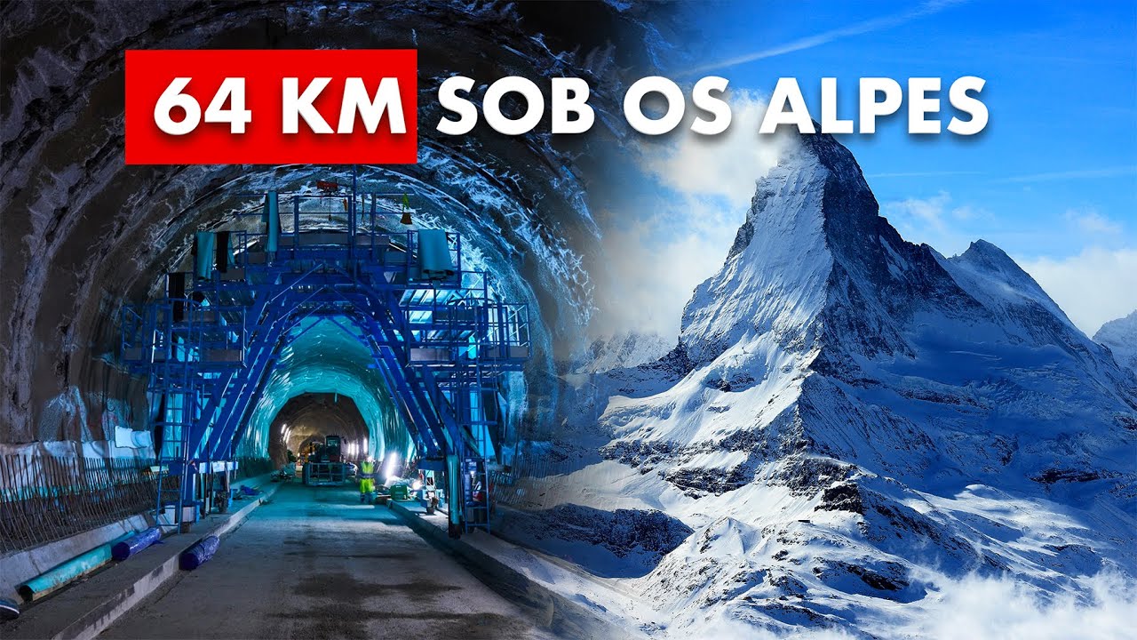 Os Dois Mega Túneis que Mudarão a Europa para Sempre