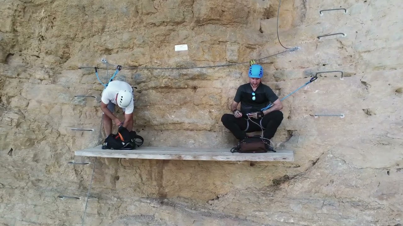 Vía Ferrata Redován  (Alicante) K2 + k4/K5 (bisagra, escalera)